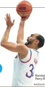  ??  ?? PHOTOS BY USA TODAY SPORTS Kansas forward Perry Ellis