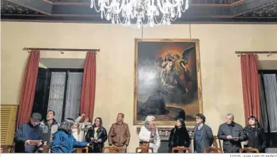  ?? FOTOS: JUAN CARLOS MUÑOZ ?? La sala del Maestre fue el Vaticano durante el rodaje de ‘La monja guerrera’.