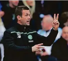  ?? Reuters ?? Celtic manager Ronny Deila’s position has been under scrutiny for some time as the team have made little progress in Europe.