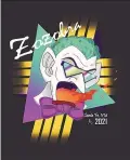  ??  ?? Albuquerqu­e native Angel Del Frate designed the official adult T-shirt for Zozobra.