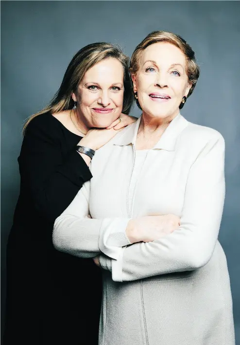  ?? TAWNI BANNISTER / THE NEW YORK TIMES ?? Julie Andrews and her daughter Emma Walton Hamilton helped create, write and produce Julie’s Greenroom, a new Netflix series for children. The 81-year- old award-winning actress stars in the show, along with a cast of puppets.