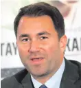  ??  ?? Interest: Eddie Hearn