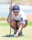  ?? RIZA OZEL ?? Kaylin Yost, who will compete in the PHC Classic this weekend at Brown Deer Park Golf Course, won a gold medal in the Deaflympic­s last week in Turkey.