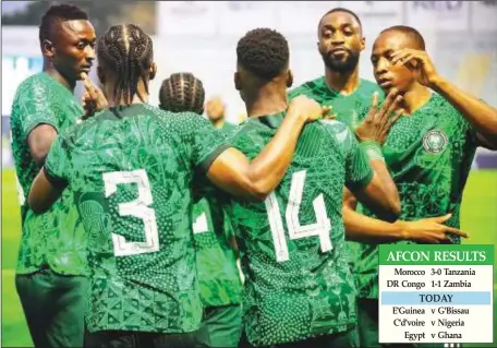  ?? ?? Super Eagles forward, Sadiq Umar (left) came on for his Spanish LaLiga side, Real Sociedad from the bench but yet was dropped from the Nigerian camp at the ongoing AFCON 2023 Abidjan