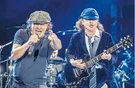  ?? ?? Los que se quedan. Brian Johnson y Angus Young, los que importan.