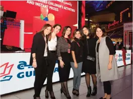  ??  ?? Gulf Bank employees at the event