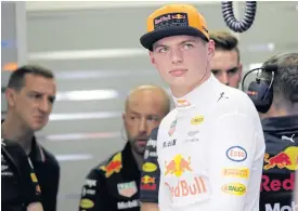  ??  ?? Red Bull driver Max Verstappen at the Singapore Grand Prix.