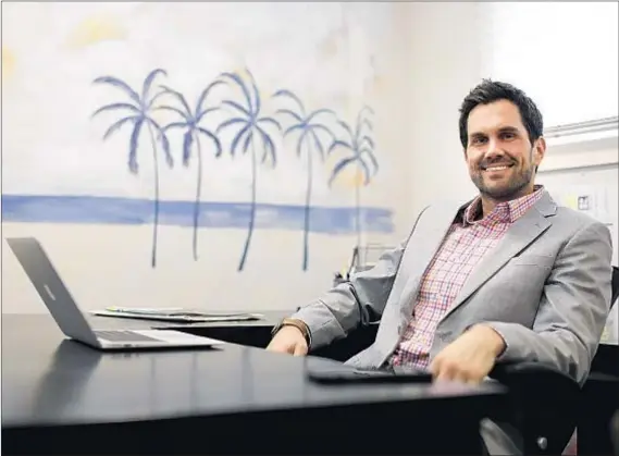  ?? Myung J. Chun Los Angeles Times ?? “EVERY DAY IS different in real estate, which is why I love it,” says Matt Leinart, who is a rookie but confident about his abilities.