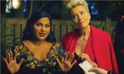  ??  ?? A love affair with television … Mindy Kaling and Emma Thompson in Late Night. Photograph: Landmark Media/Alamy Stock Photo