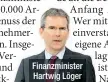  ??  ?? Finanzmini­ster Hartwig Löger