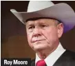  ??  ?? RoyMoore