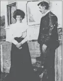  ??  ?? Nellie Florence (Whelan) and Joseph Ferman “Frank” Bell, circa 1905. William Owens (“Man Eater”) lived and died on their Ellison property