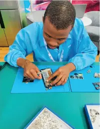  ?? ?? A worker busy at Dichabo Consumer Electronic­s