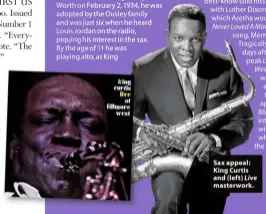  ??  ?? Sax appeal: King Curtis and (left) Live masterwork.