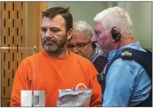  ?? AP/JOHN KIRK-ANDERSON ?? Philip Arps appears for sentencing Tuesday in a Christchur­ch, New Zealand, court. The judge said Arps had committed, in effect, a hate crime.