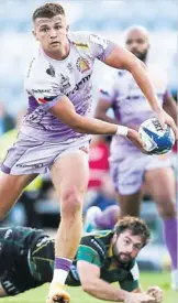  ?? Photo Icon Sport ?? Henry Slade, auteur d’une percée magistrale.