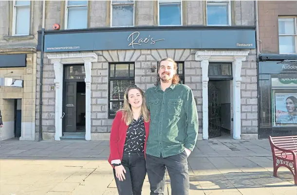  ?? ?? CUISINE: Rae’s, owned by Helen Margaroli and her husband Wouter, will open on Montrose High Street on March 2. Picture by Gareth Jennings.