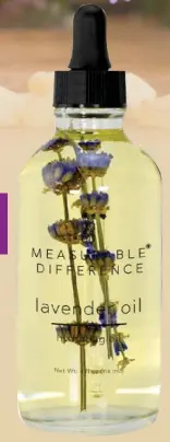  ?? ?? Lavender Hydrating Oil MEASURABLE DIFFERENCE