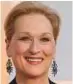  ??  ?? Meryl Streep