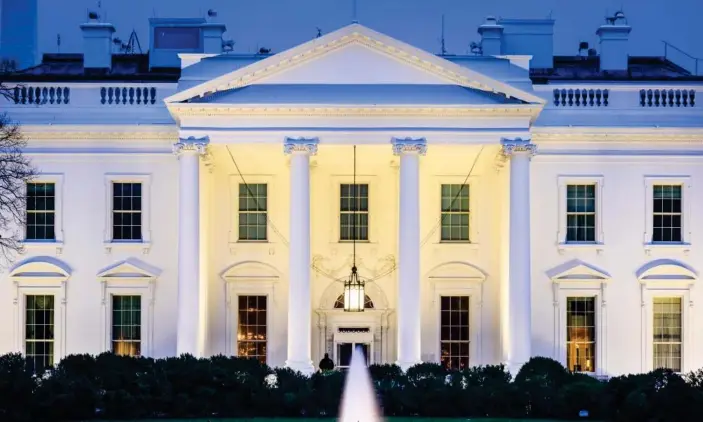  ?? Photograph: Alamy Stock Photo ?? One incident took place in November last year near the Ellipse, the large oval lawn on the south side of the White House, in which an official from the national security council suddenly fell sick.