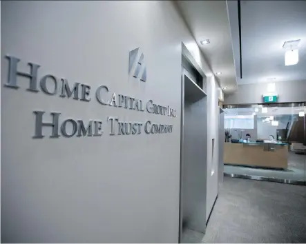  ?? PETER J. THOMPSON ?? Home Capital’s possible suitors are seen as most likely interested in buying the mortgage assets than the entire company.