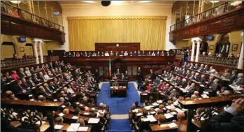  ??  ?? Between them, the three deputies representi­ng Cork North West have made 155 contributi­ons to the Dail this year.