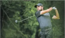  ?? ALEX SLITZ LEXINGTON HERALD-LEADER VIA THE ASSOCIATED PRESS ?? Troy Merritt made five birdies Monday, including an eagle-2 on the par-4 eighth hole, to win the Barbasol Championsh­ip by one stroke.