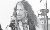  ?? JIM SPELLMAN, WIREIMAGE Steven Tyler, photograph­ed performing on NBC’s Today show last month, is out with We’re All Somebody From Somewhere. ??