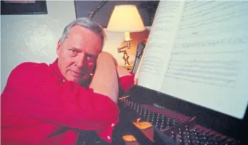  ?? ?? PROLIFIC: Ned Rorem, the 1976 winner of the Pulitzer for Music and a 1989 Grammy.