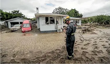  ?? CHRIS SKELTON/ STUFF ?? The ruined homes from Cyclone Gabrielle have exacerbate­d the country’s housing issues.