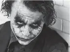  ??  ?? Ledger won a posthumous supporting actor honor for playing the Joker in “The Dark Knight.” WARNER BROS. PICTURES