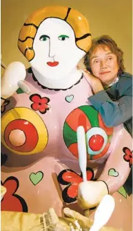  ?? LOS ANGELES TIMES FILE ?? The late Niki de Saint Phalle will be this year’s Spirit of the Hall of Fame inductee.