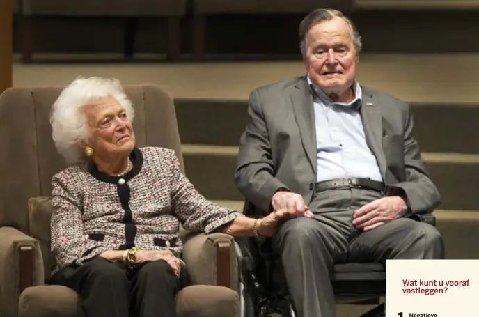  ??  ?? Barbara Bush George Bush)