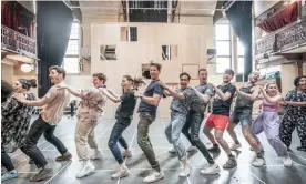  ?? ?? Preaching to the choir… the cast of Tammy Faye in rehearsals. Photograph: Marc Brenner