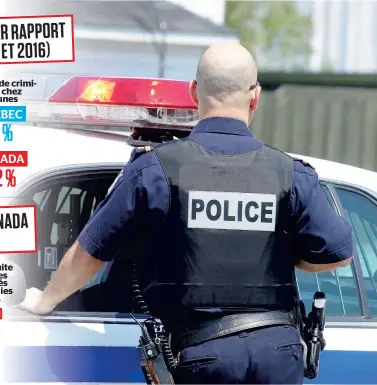  ?? PHOTO FOTOLIA ?? Le Québec fait bonne figure en matière de taux de criminalit­é et en ce qui concerne la gravité des crimes commis.
