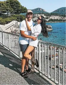  ?? Picture: Instagram/marisepoll­ard ?? Handre Pollard and his wife Marise Pollard take a much deserved time out.