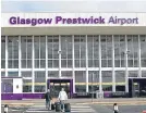  ??  ?? Prestwick – falling numbers.