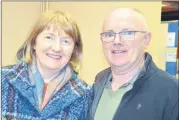  ?? (Pic: John Ahern) ?? Supporters of the arts, Paul and Margaret Mary Coughlan from Mitchelsto­wn, who were entertaine­d by ‘The Diary Of Anne Frank - Her Journey In Music’, which had its Irish premiere in the Palace Theatre, Fermoy last Saturday night.
