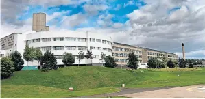  ??  ?? Two wards are closed to new admissions at Ninewells Hospital.