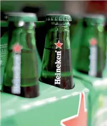  ?? PHOTO: REUTERS ?? Heineken is widely deemed to have gotten the tone right with its cause-related advertisem­ent.