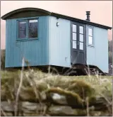  ??  ?? The huts are sited on an old shepherds’ path