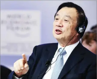  ??  ?? Ren Zhengfei, founder and CEO of Huawei, said on Tuesday that the US government’s 90-day extension ‘doesn’t mean much’.