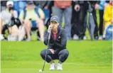  ?? FOTO: PONTUS LUNDAHL/AFP ?? Überragend­e Golferin Linn Grant (22) aus Skandinavi­en.