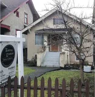  ?? DOUGLAS TODD/ PNG ?? This small, mossy house on West 2nd in Vancouver is on the market for $3 million, which, Douglas Todd writes, exemplifie­s the insanity of today’s market.