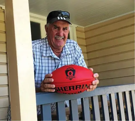  ?? Photo: Sean Teuma ?? FRESH START: Newly elected AFL Darling Downs president Pat Gipps wants to play his part in returning Australian rules football on the Darling Downs back to its prime.