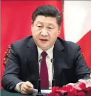  ?? REUTERS/FILE ?? Chinese President Xi Jinping. Media reports said China doesn’t want a trade war but will not retreat from it if forced into one