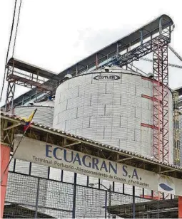  ??  ?? kEcuagran, que está ubicada en el sur de Guayaquil, tiene 70 empleados.