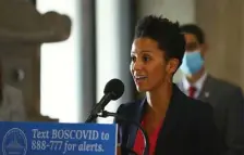  ?? Pool file photo ?? GEARING UP FOR SOMETHING NEW: Karilyn Crockett, the city’s chief of equity and inclusion, has resigned amid speculatio­n that she’s going to run for mayor.