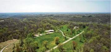  ?? CONTRIBUTE­D/OHIO HISTORY CONNECTION ?? Fort Ancient Earthworks and Nature Preserve in Warren County, is part of the Hopewell Ceremonial Earthworks which was designated as a World Heritage Site by UNESCO.