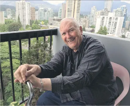  ??  ?? Ian Shearer in happier times. A Catholic hospital required him to transfer to another hospital after refusing to consider his request for a doctor-assisted death. The transfer to the public, secular hospital was disastrous for the 87-year-old, who...